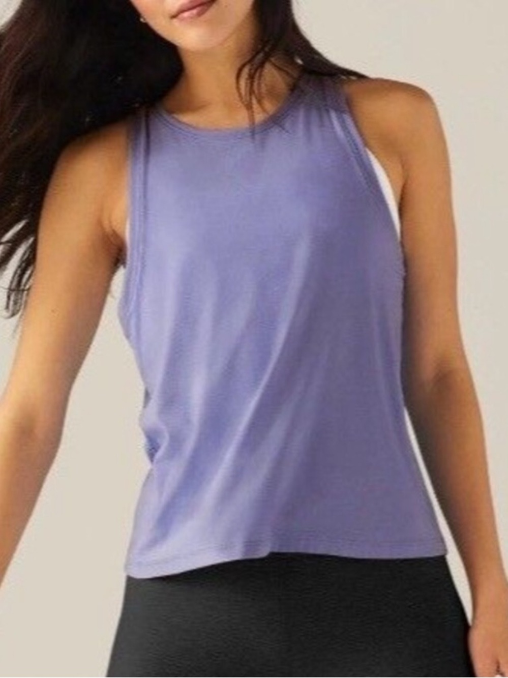 Beyond Yoga Featherweight Rebalance Tank - Periwinkle Purple
